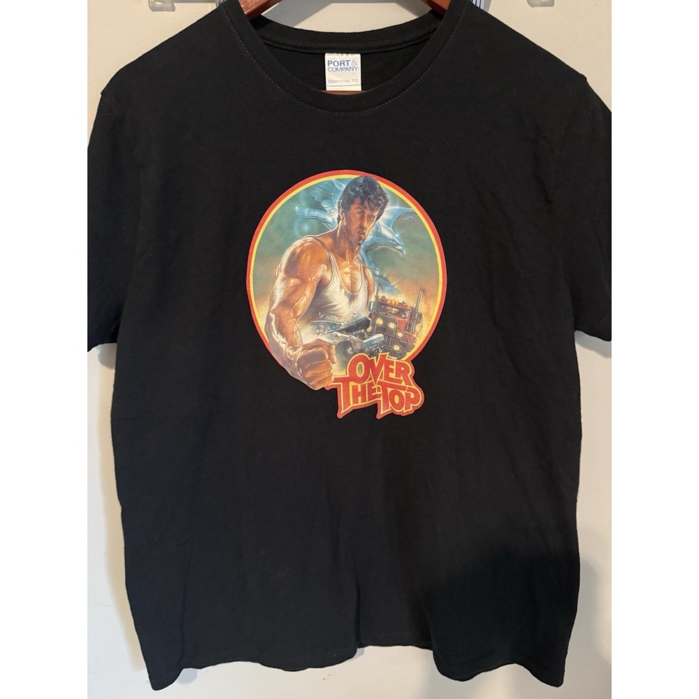 Sylvester Stallone Over the Top Movie Graphic T-Shirt Size L